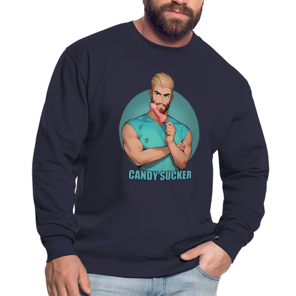 "Candy Sucker" Sweatshirt - navy