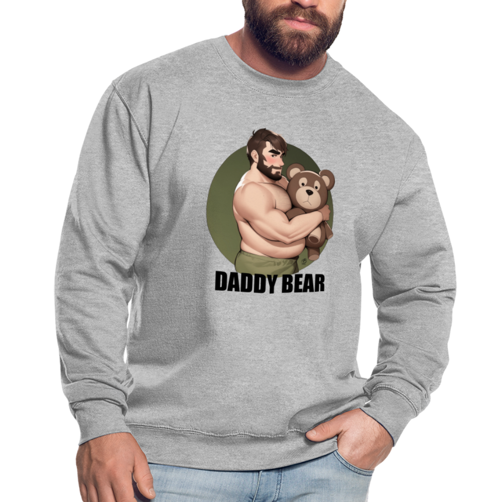 "Daddy Bear" Sweatshirt With Lettering - salt & pepper