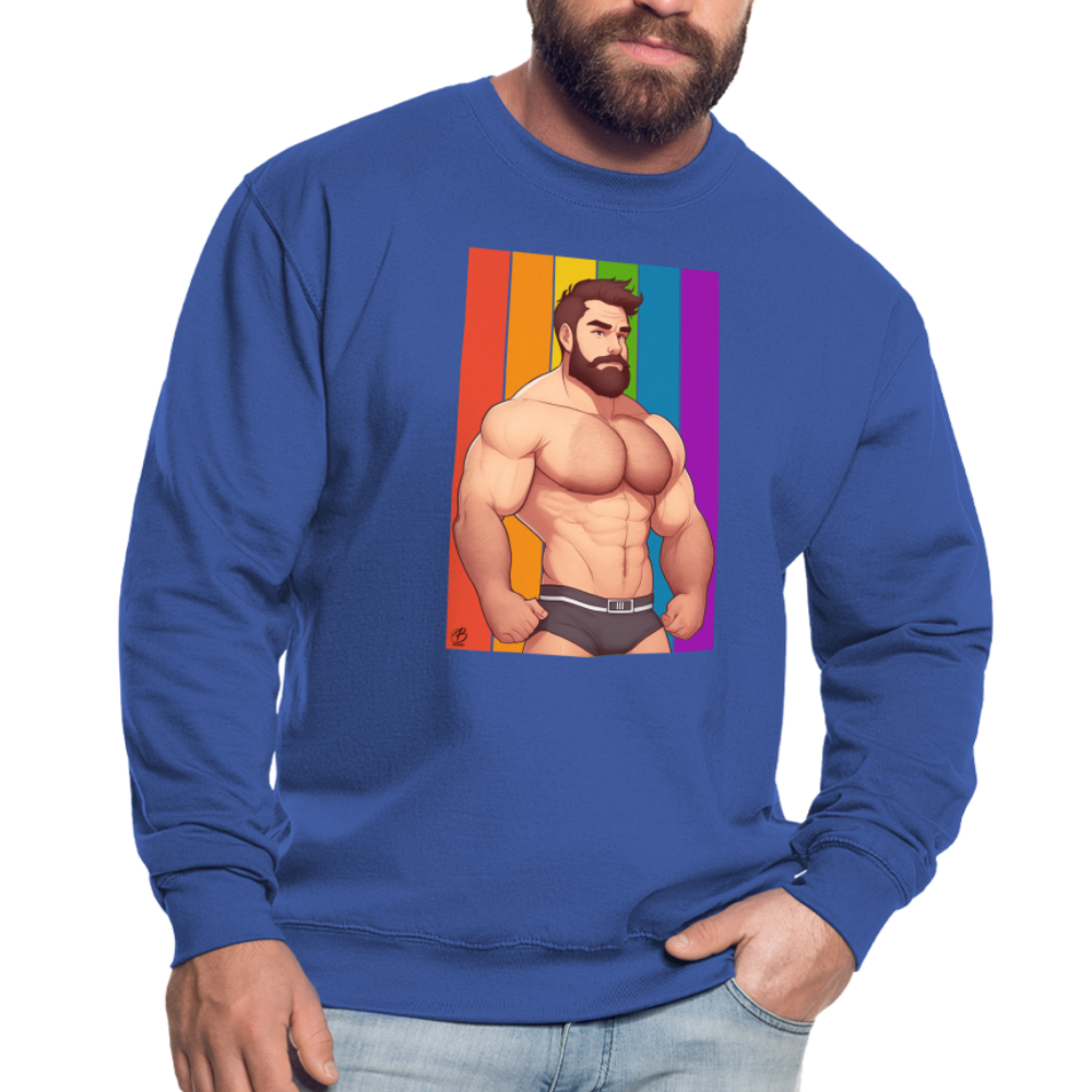 "Rainbow Daddy" Sweatshirt - royal blue