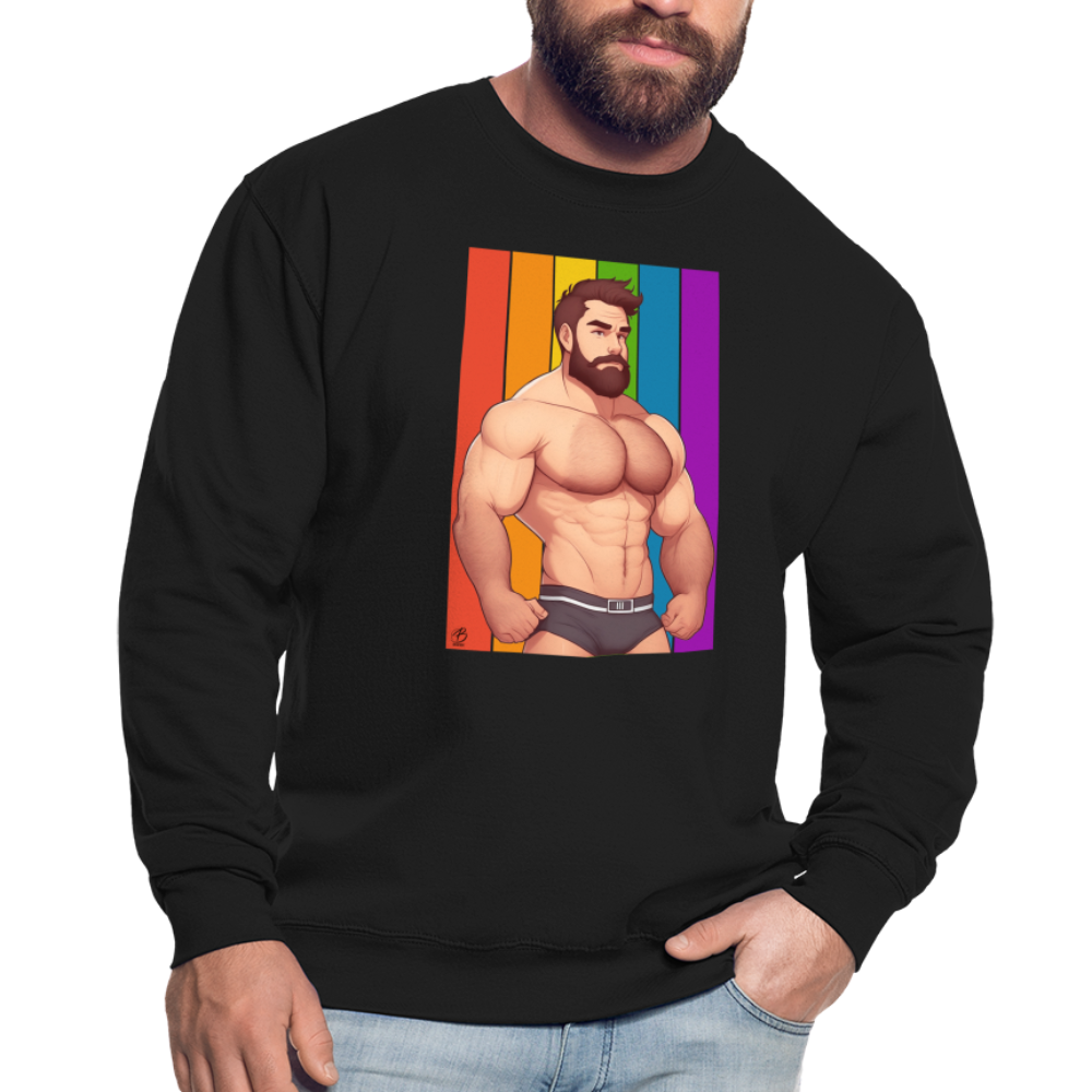 "Rainbow Daddy" Sweatshirt - black