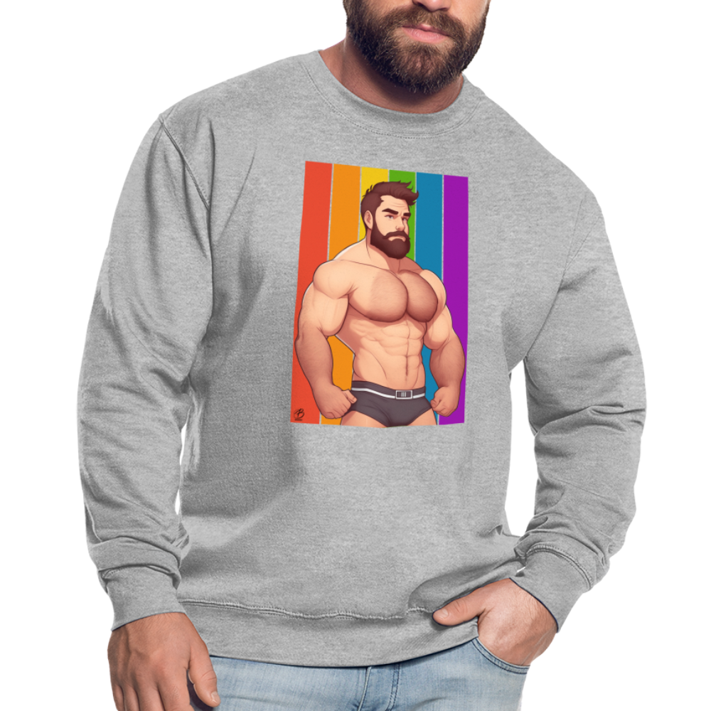 "Rainbow Daddy" Sweatshirt - salt & pepper