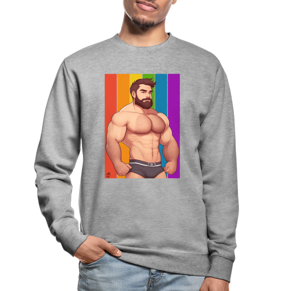 "Rainbow Daddy" Sweatshirt - salt & pepper