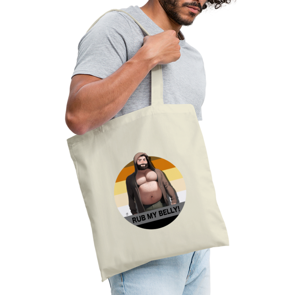 "Rub My Belly!" Tote Bag - nature