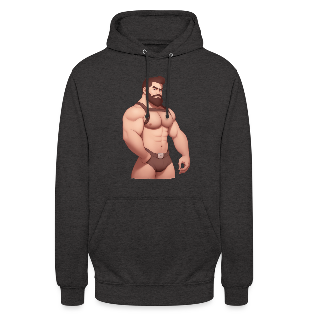 "Harness Daddy" Hoodie - charcoal grey