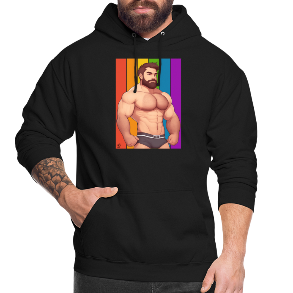 "Rainbow Daddy" Hoodie - black