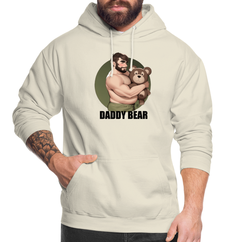 "Daddy Bear With Lettering" Hoodie - vanilla