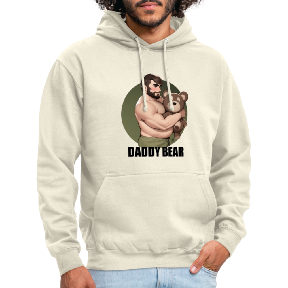 "Daddy Bear With Lettering" Hoodie - vanilla