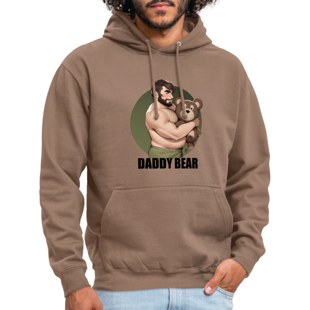 "Daddy Bear With Lettering" Hoodie - mocha