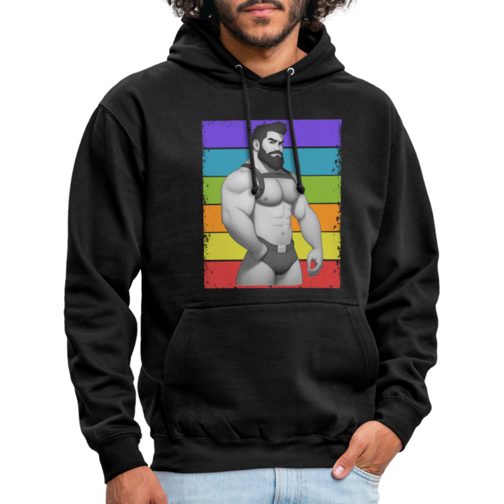 "Harness Rainbow Daddy" Hoodie - black