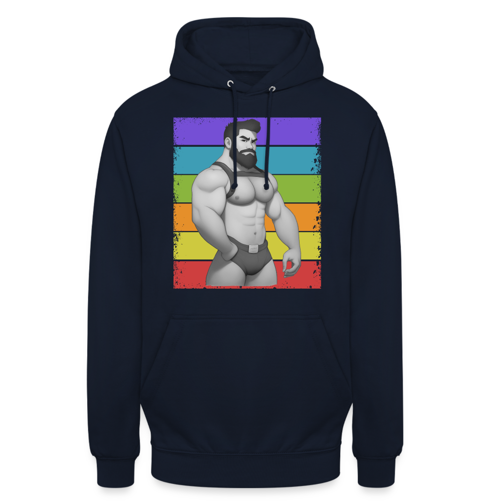 "Harness Rainbow Daddy" Hoodie - navy