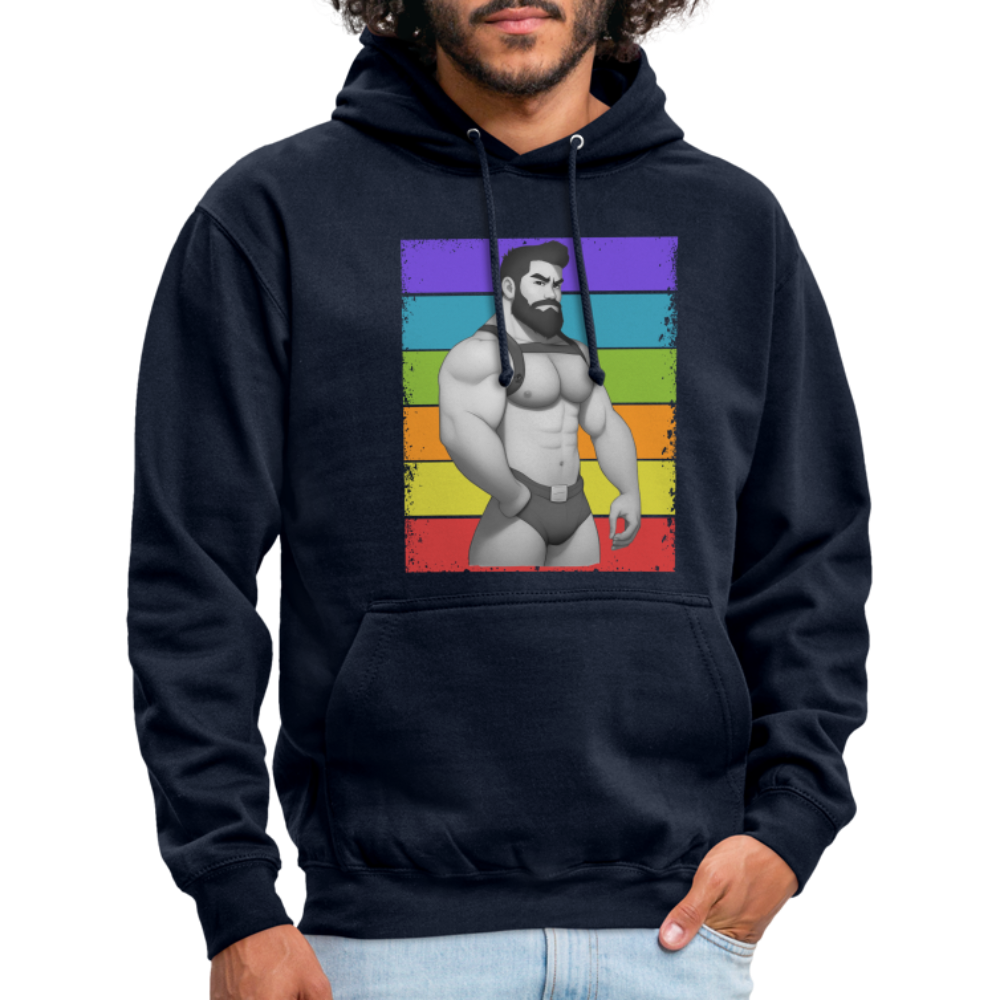 "Harness Rainbow Daddy" Hoodie - navy