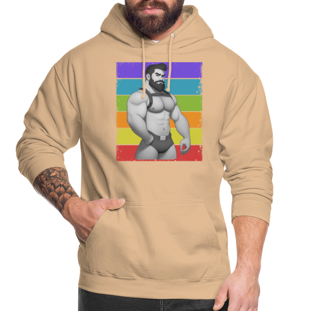 "Harness Rainbow Daddy" Hoodie - peach