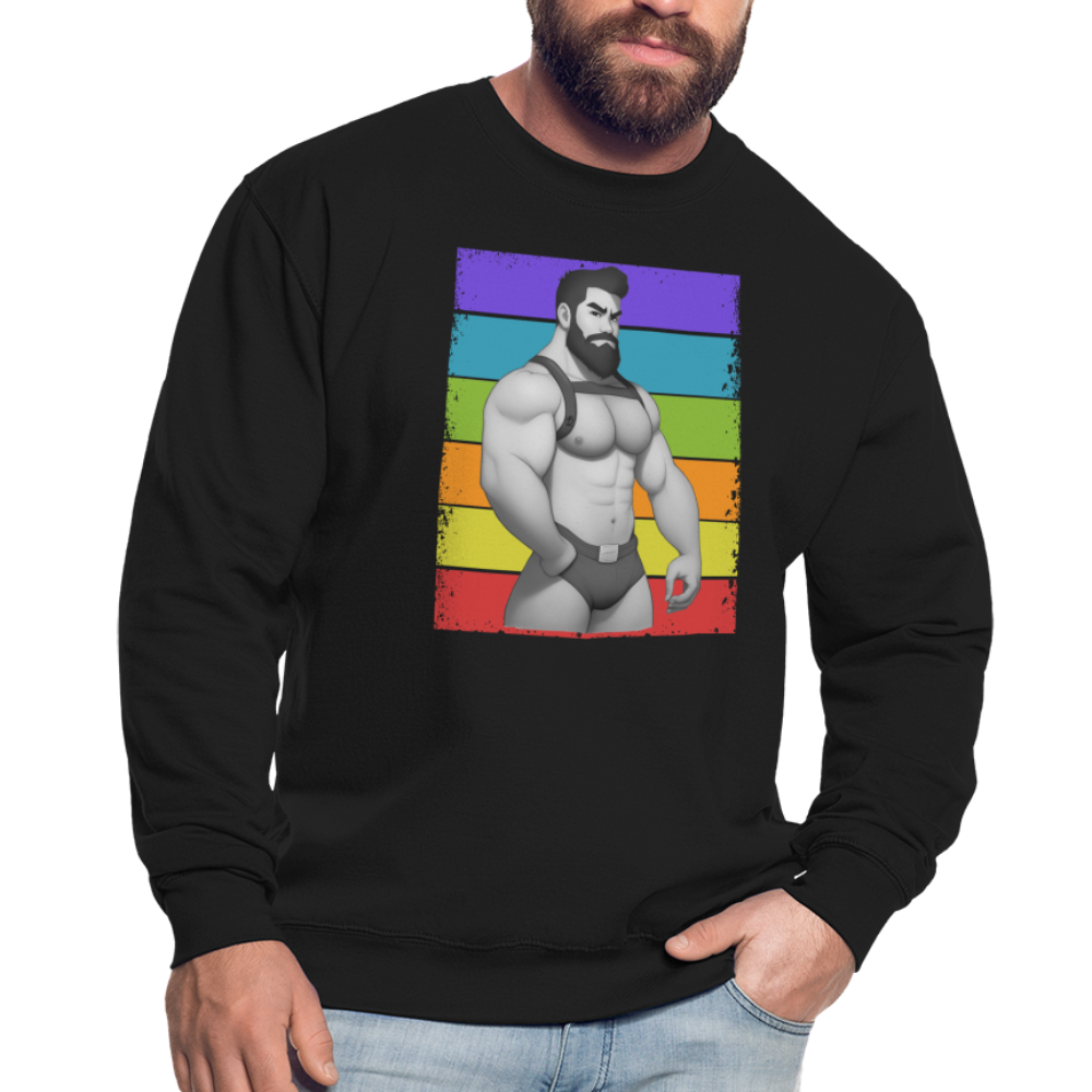 "Rainbow Harness Daddy" Sweatshirt - black