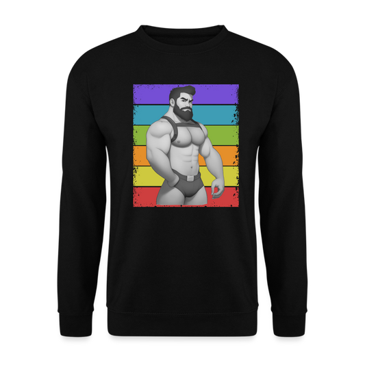 "Rainbow Harness Daddy" Sweatshirt - black