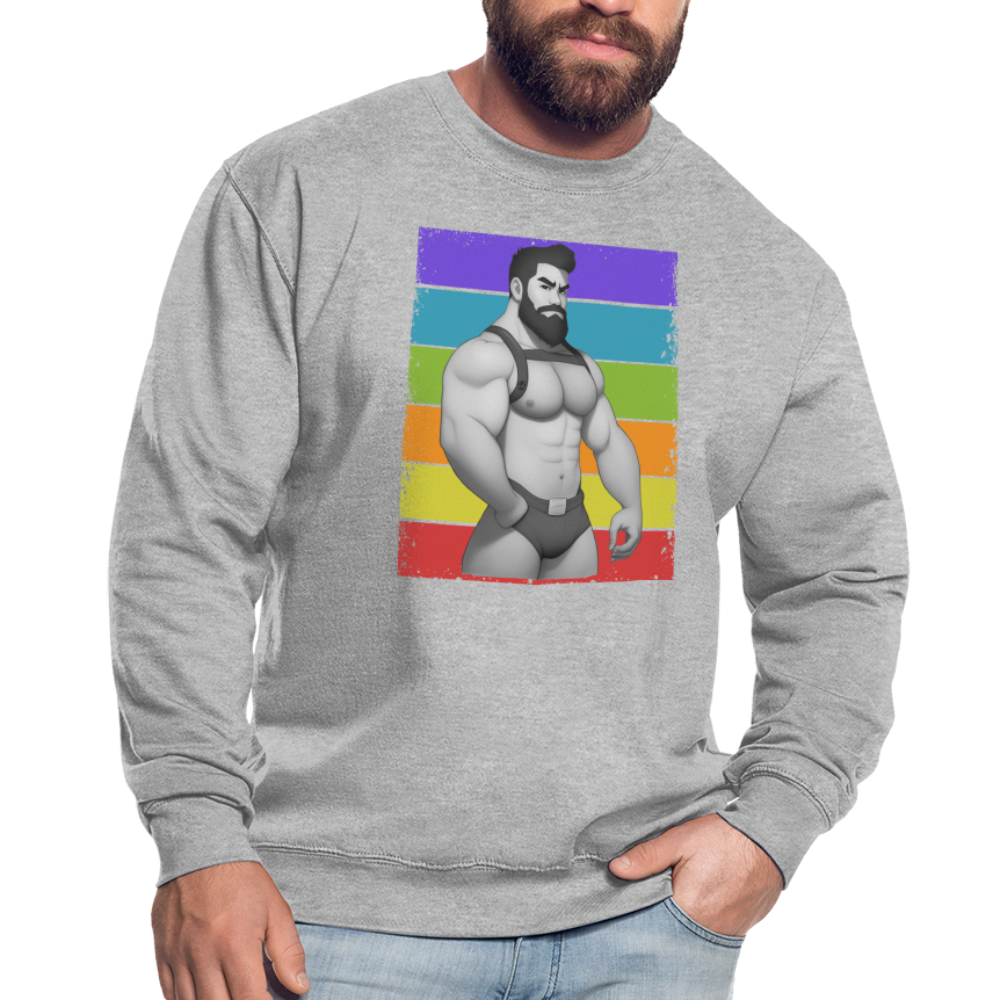 "Rainbow Harness Daddy" Sweatshirt - salt & pepper