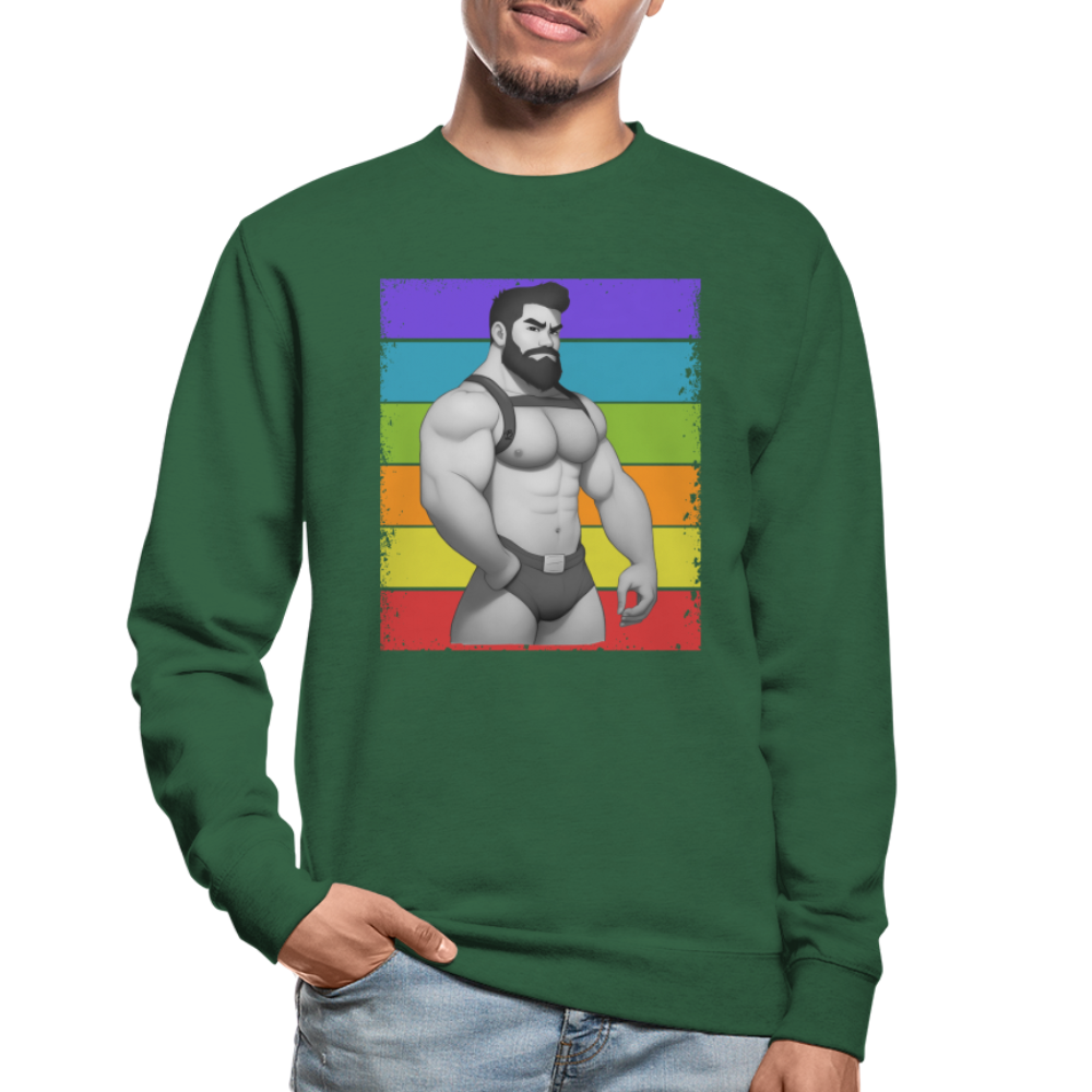 "Rainbow Harness Daddy" Sweatshirt - green