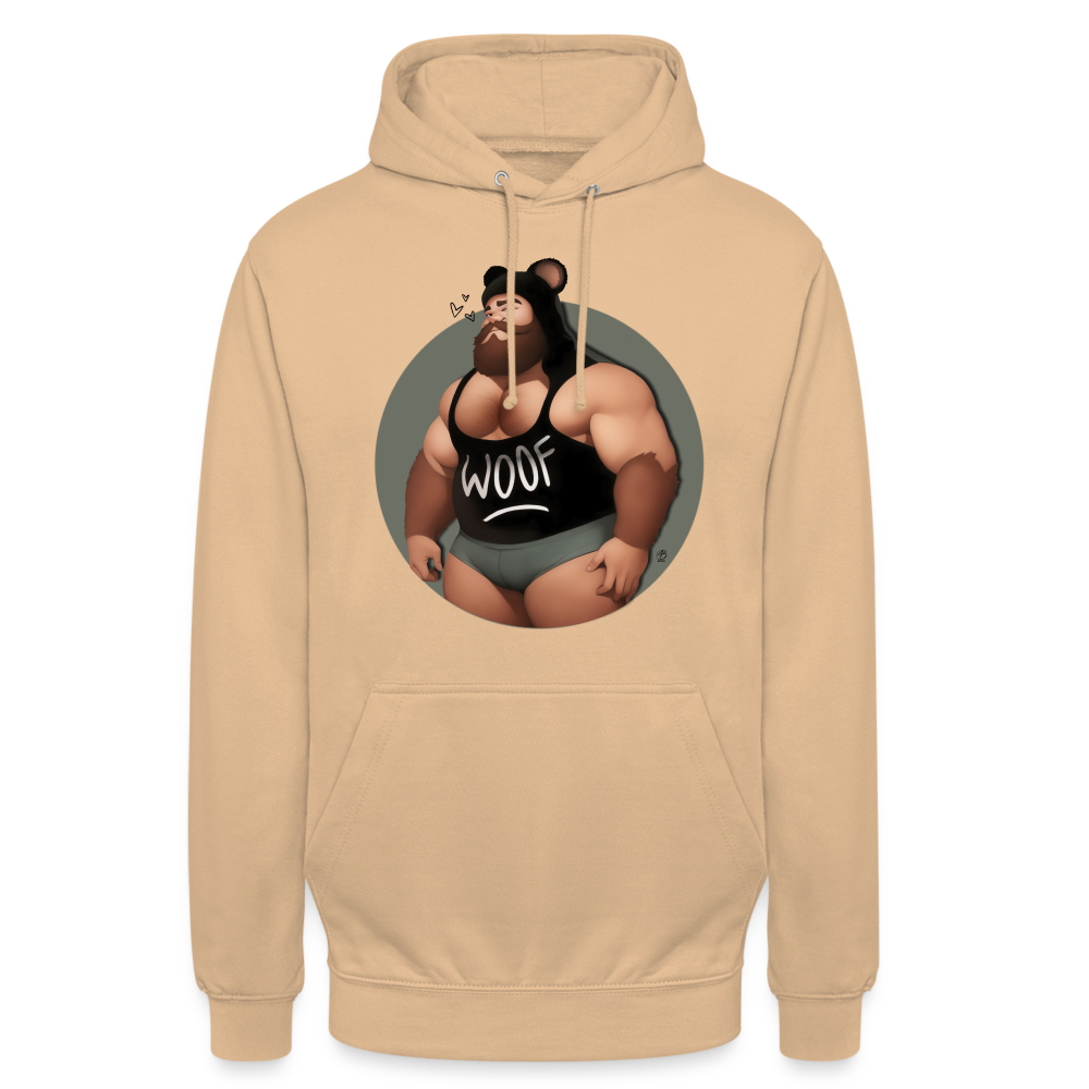 "Bear Lover" Hoodie - peach