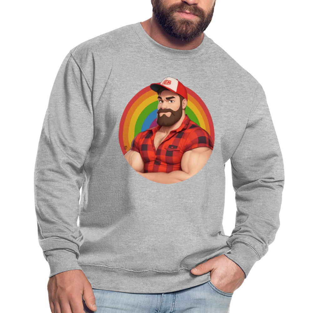"Lumberjack Buddy" Sweatshirt - salt & pepper