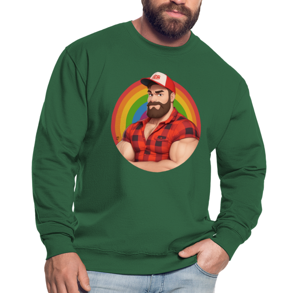 "Lumberjack Buddy" Sweatshirt - green