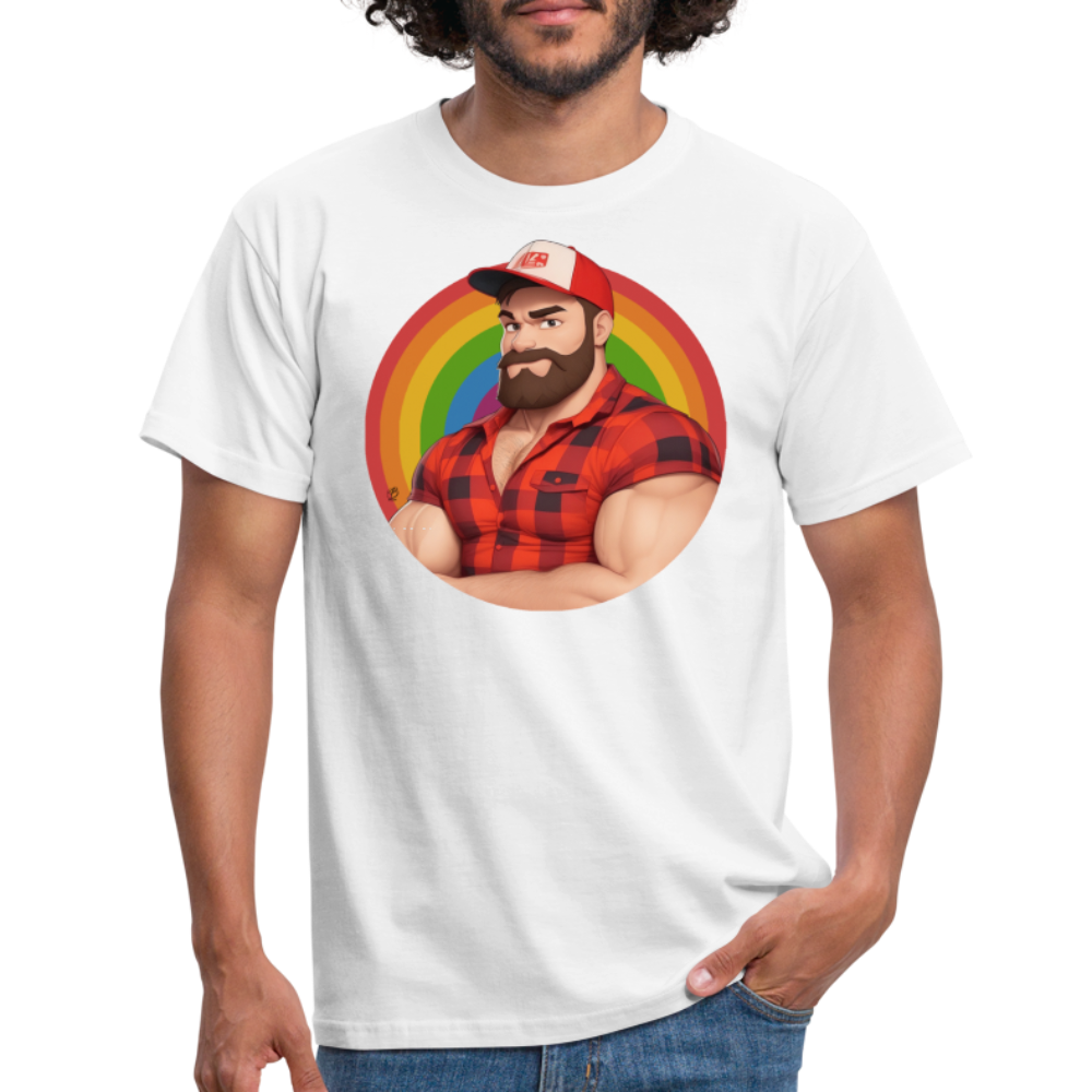 "Lumberjack Buddy" T-Shirt - white