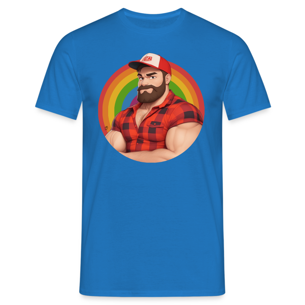 "Lumberjack Buddy" T-Shirt - royal blue