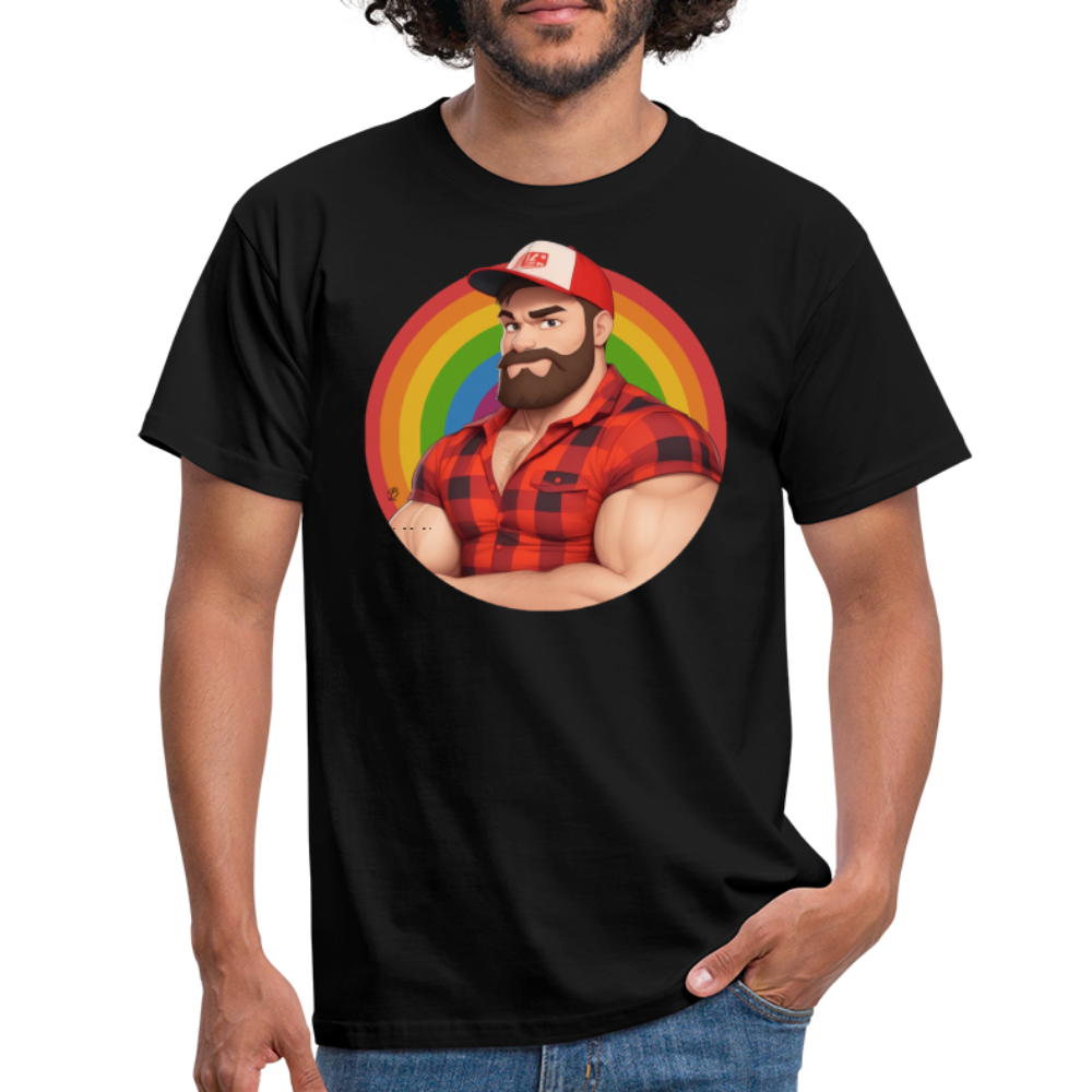 "Lumberjack Buddy" T-Shirt - black