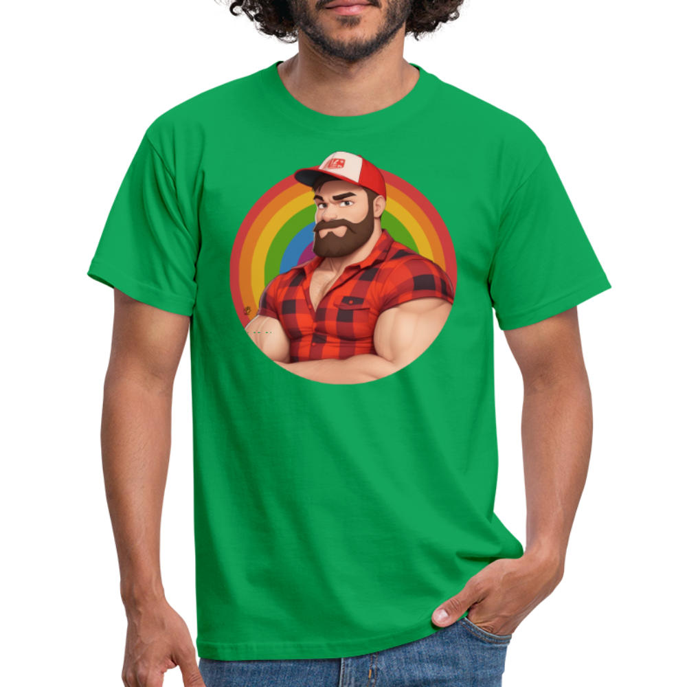 "Lumberjack Buddy" T-Shirt - kelly green