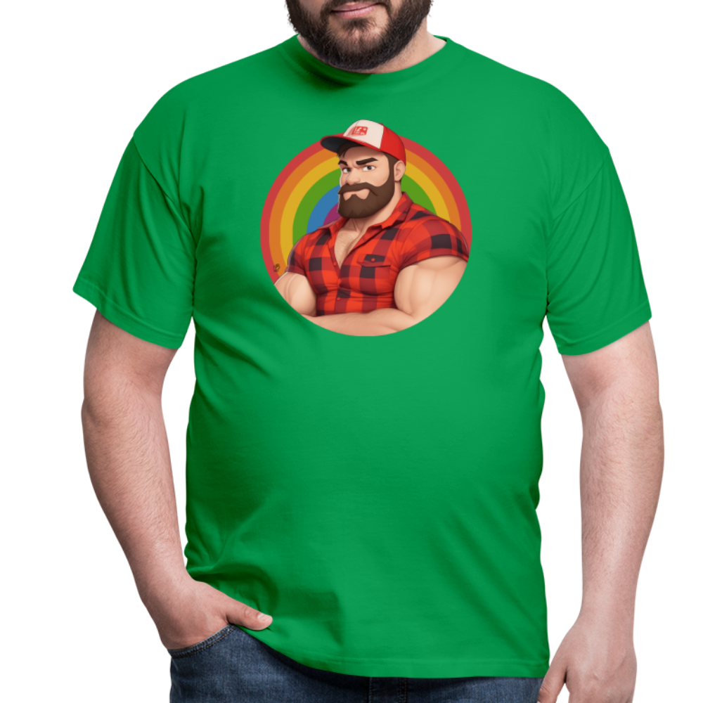 "Lumberjack Buddy" T-Shirt - kelly green