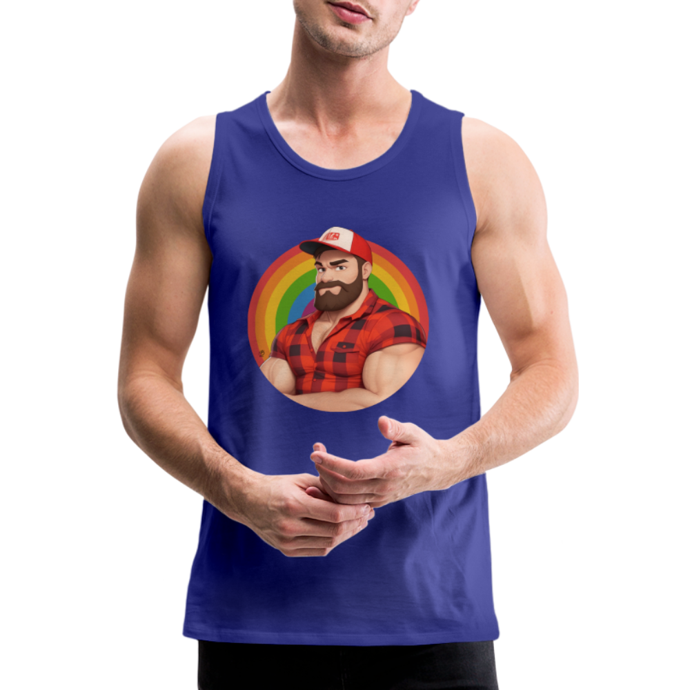 "Lumberjack Buddy" Premium Tank Top - royal blue