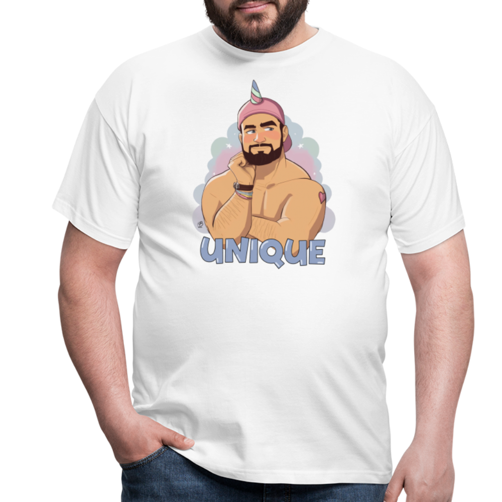 "Be Unique" T-Shirt - white