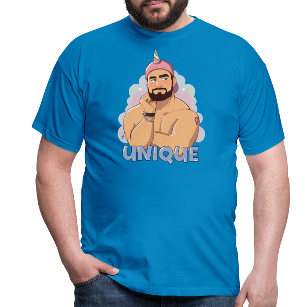"Be Unique" T-Shirt - royal blue