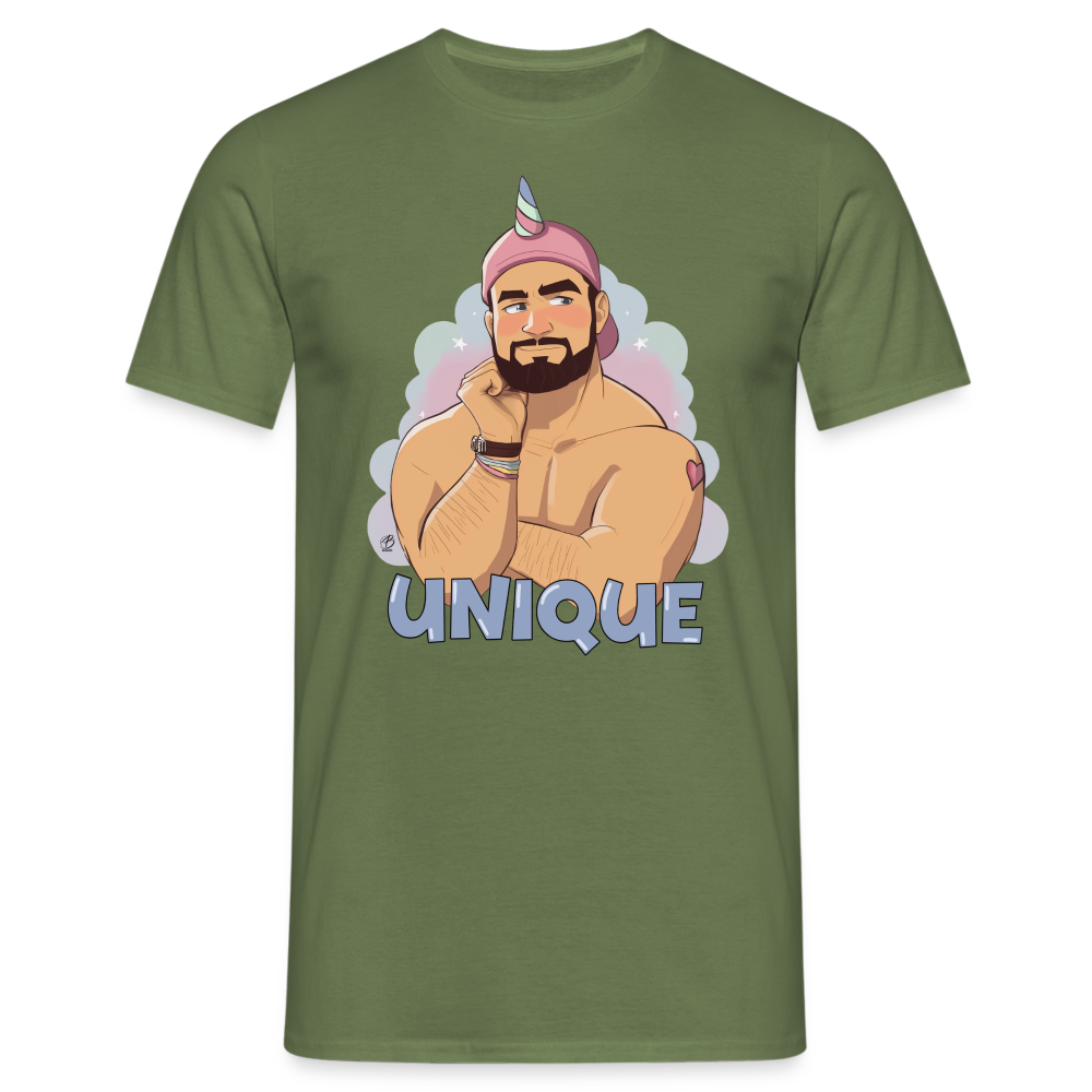 "Be Unique" T-Shirt - military green