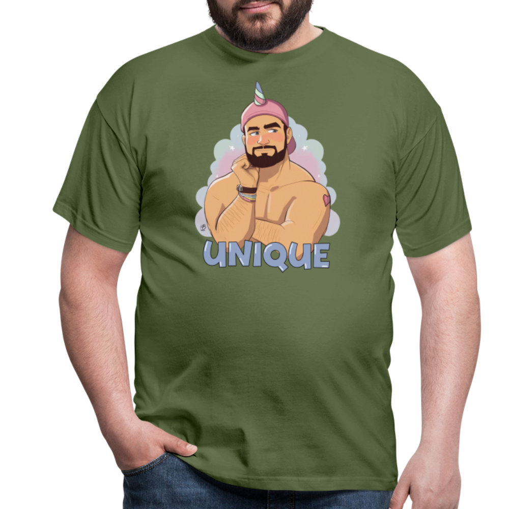 "Be Unique" T-Shirt - military green