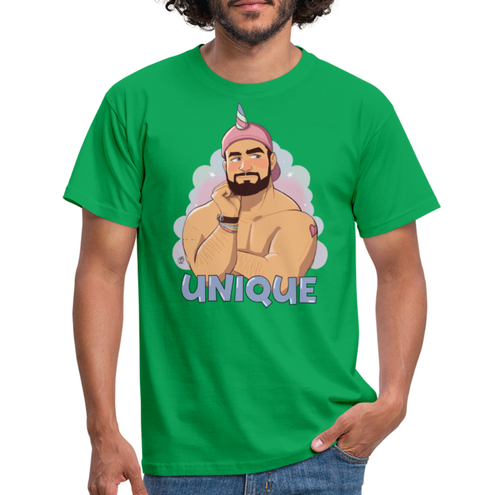 "Be Unique" T-Shirt - kelly green