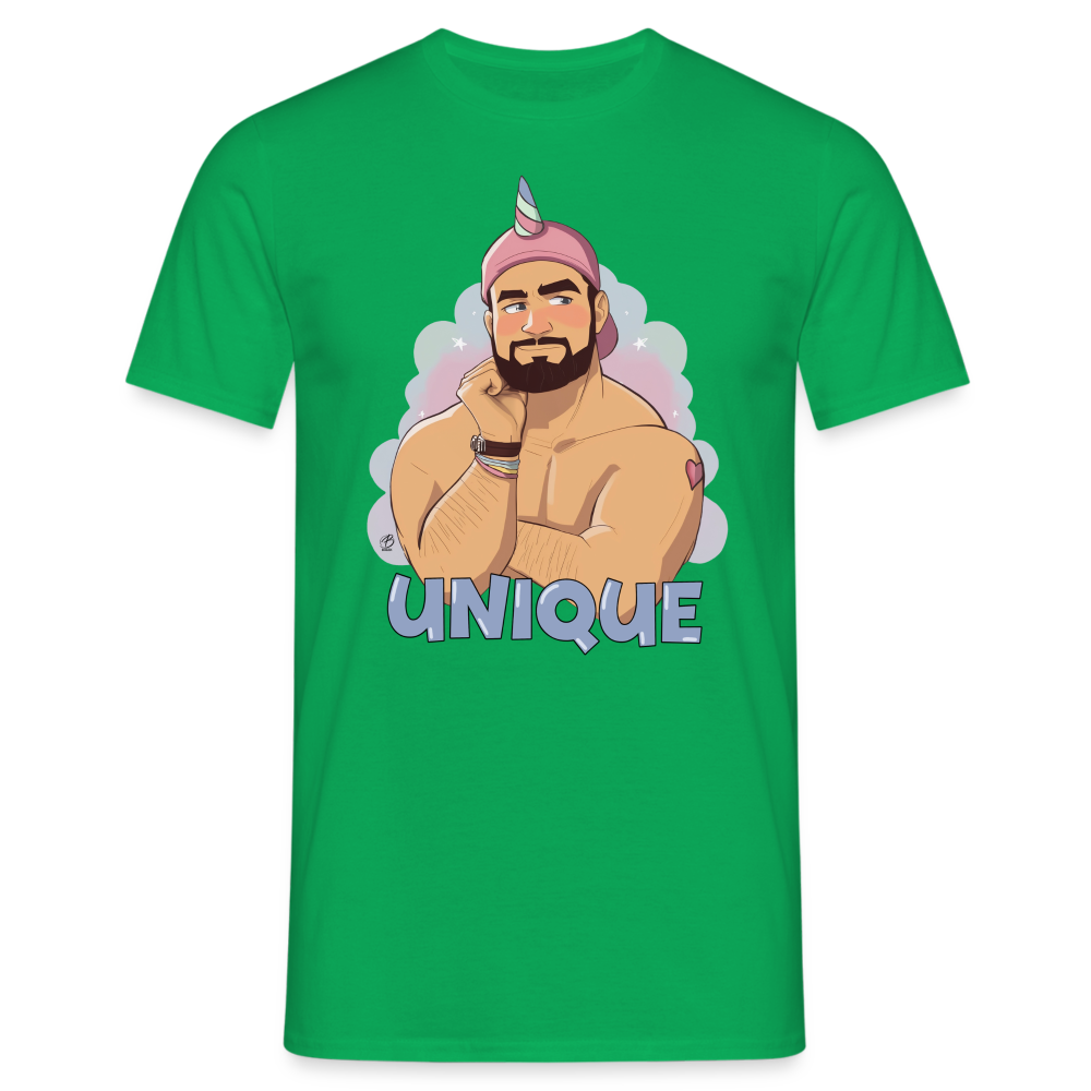 "Be Unique" T-Shirt - kelly green