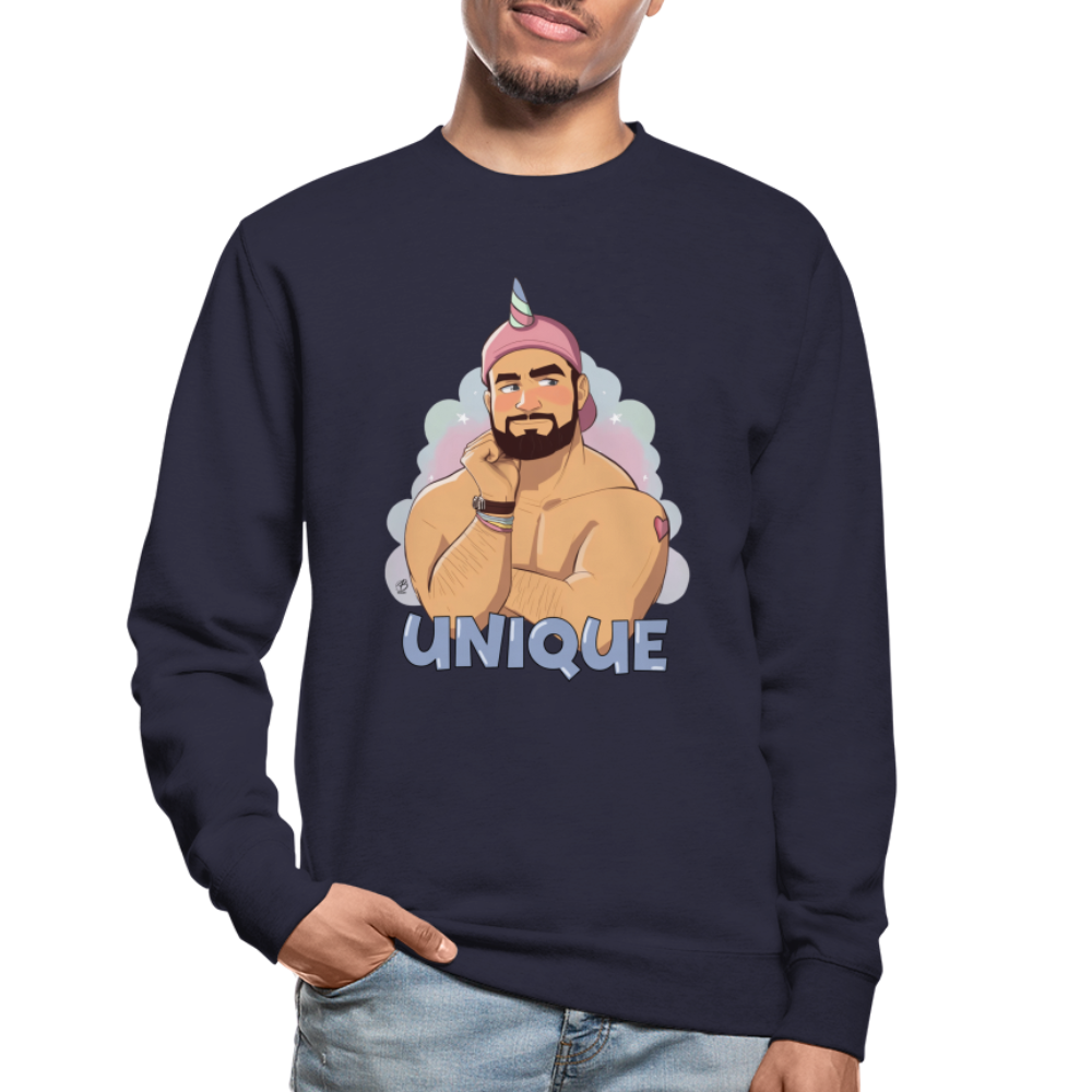 "Be Unique" Sweatshirt - navy