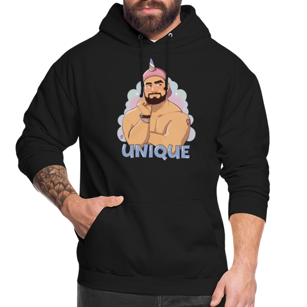 "Be Unique" Hoodie - black