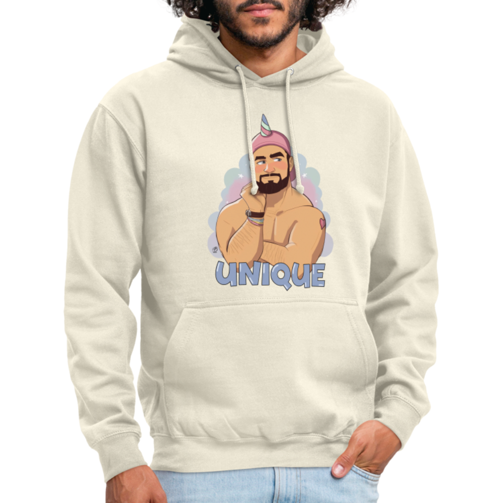 "Be Unique" Hoodie - vanilla