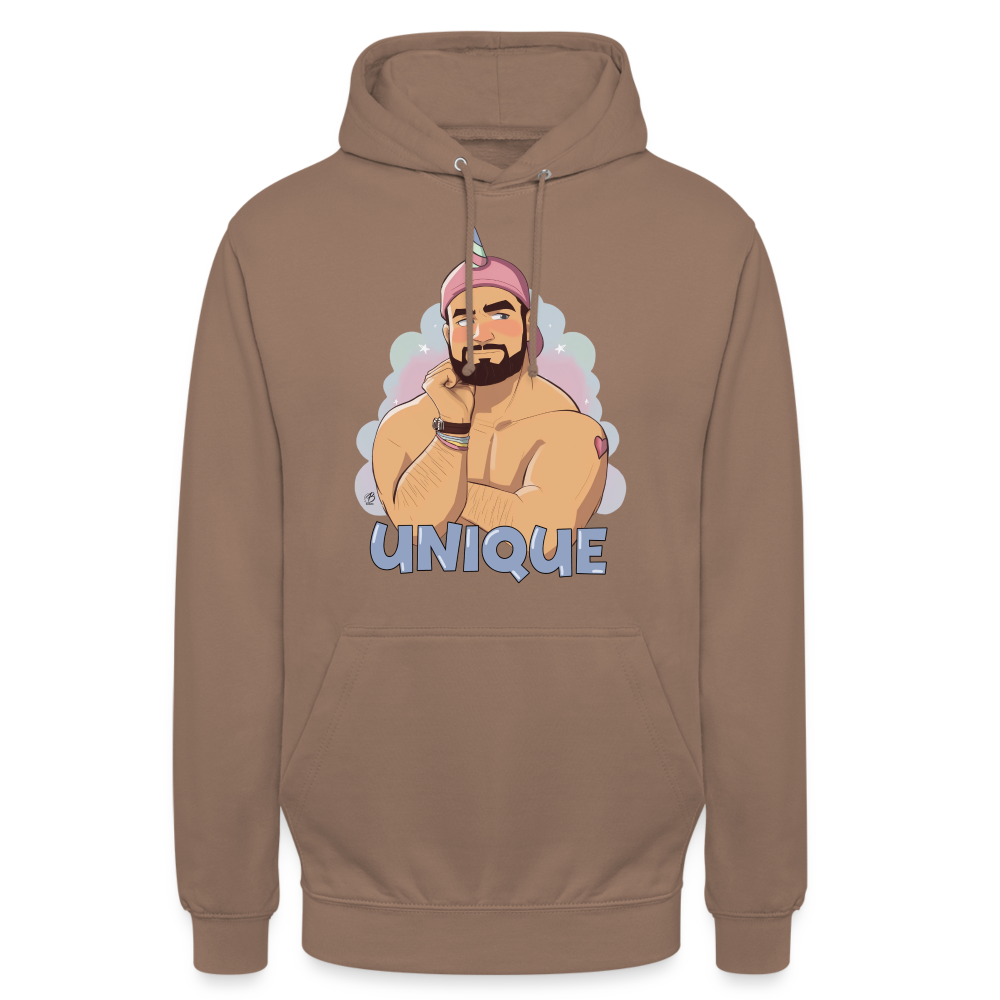 "Be Unique" Hoodie - mocha