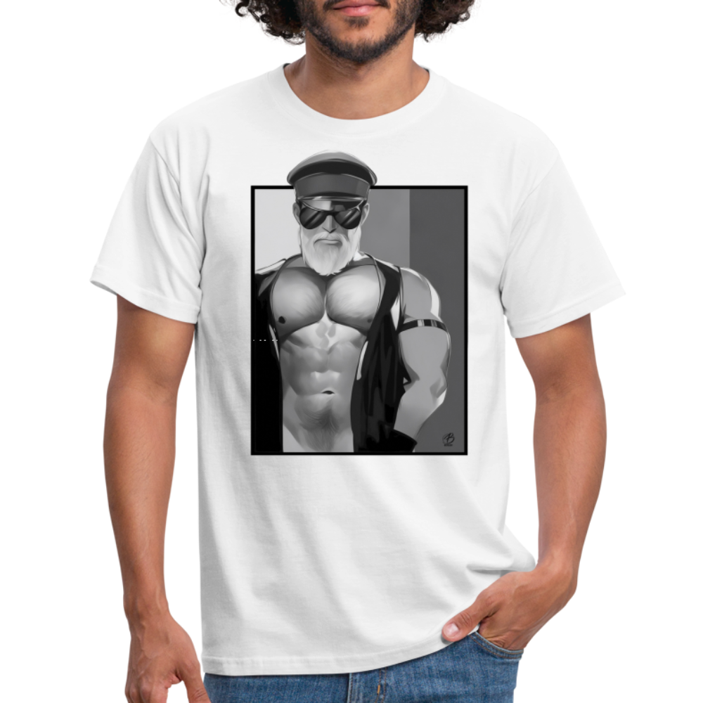 "Leather Daddy" T-Shirt - white