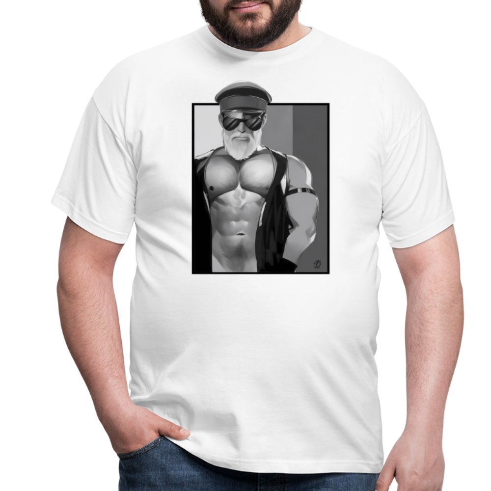 "Leather Daddy" T-Shirt - white