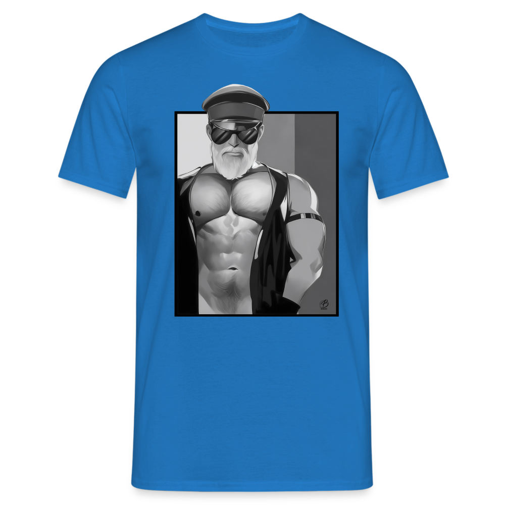 "Leather Daddy" T-Shirt - royal blue