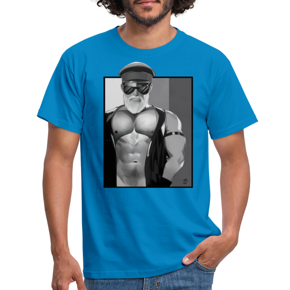 "Leather Daddy" T-Shirt - royal blue