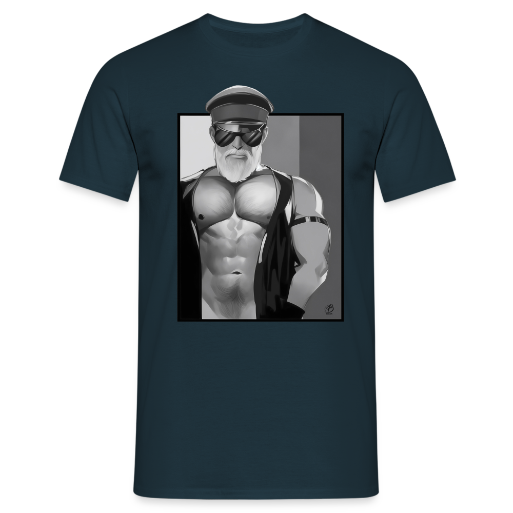 "Leather Daddy" T-Shirt - navy