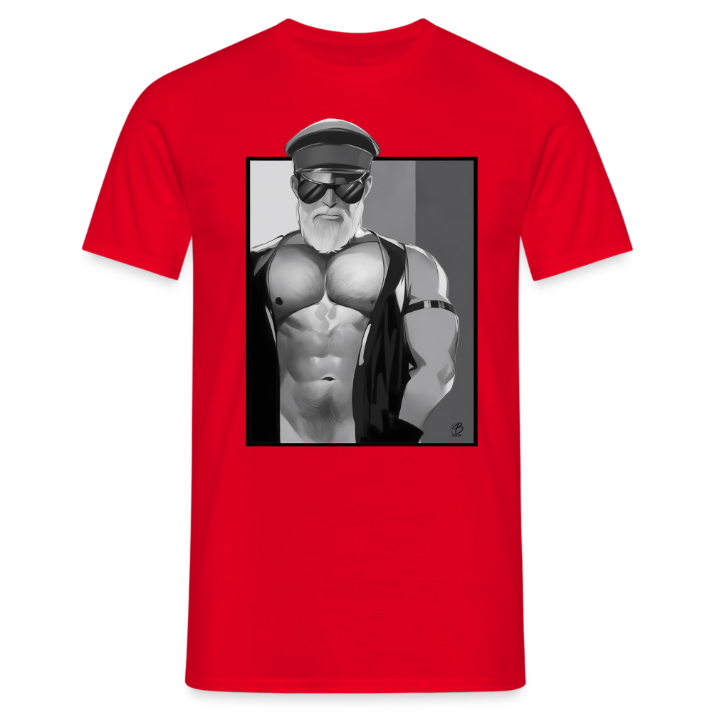 "Leather Daddy" T-Shirt - red
