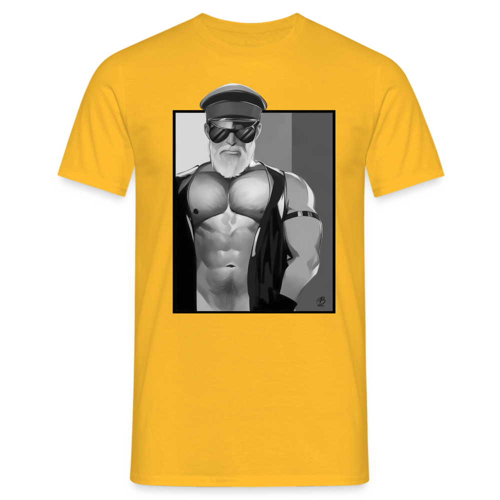 "Leather Daddy" T-Shirt - yellow