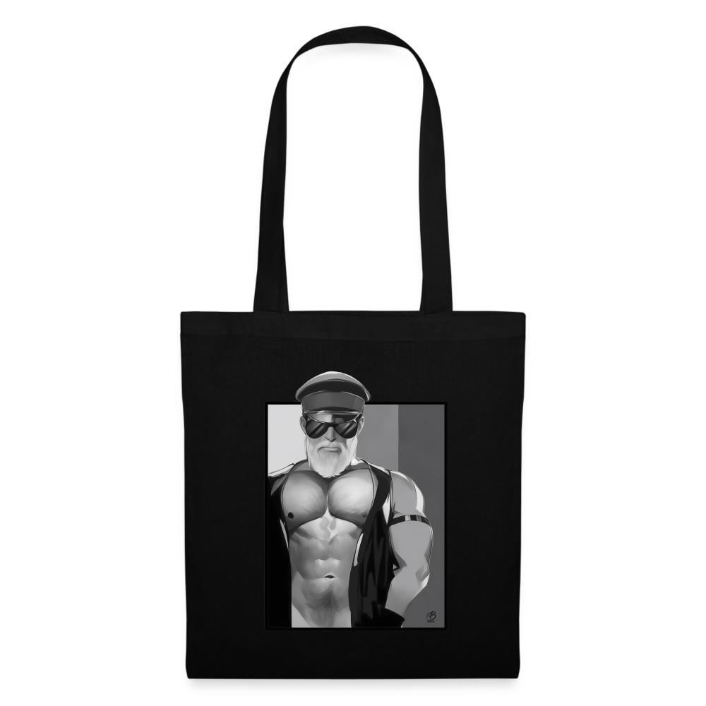 "Leather Daddy" Tote Bag - black