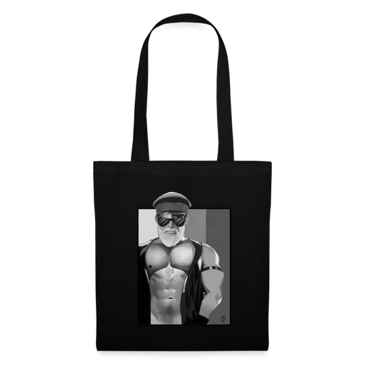 "Leather Daddy" Tote Bag - black