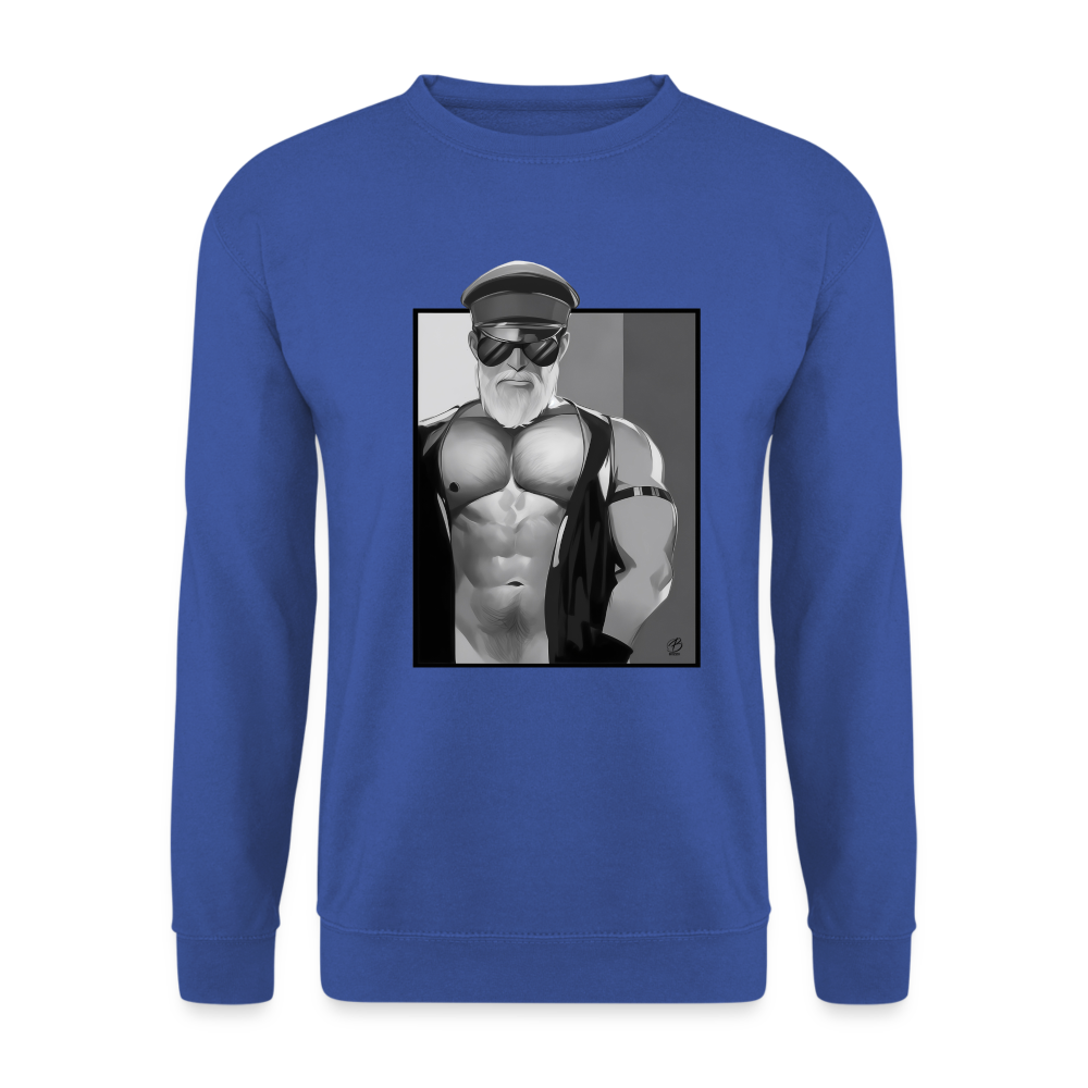 "Leather Daddy" Sweatshirt - royal blue
