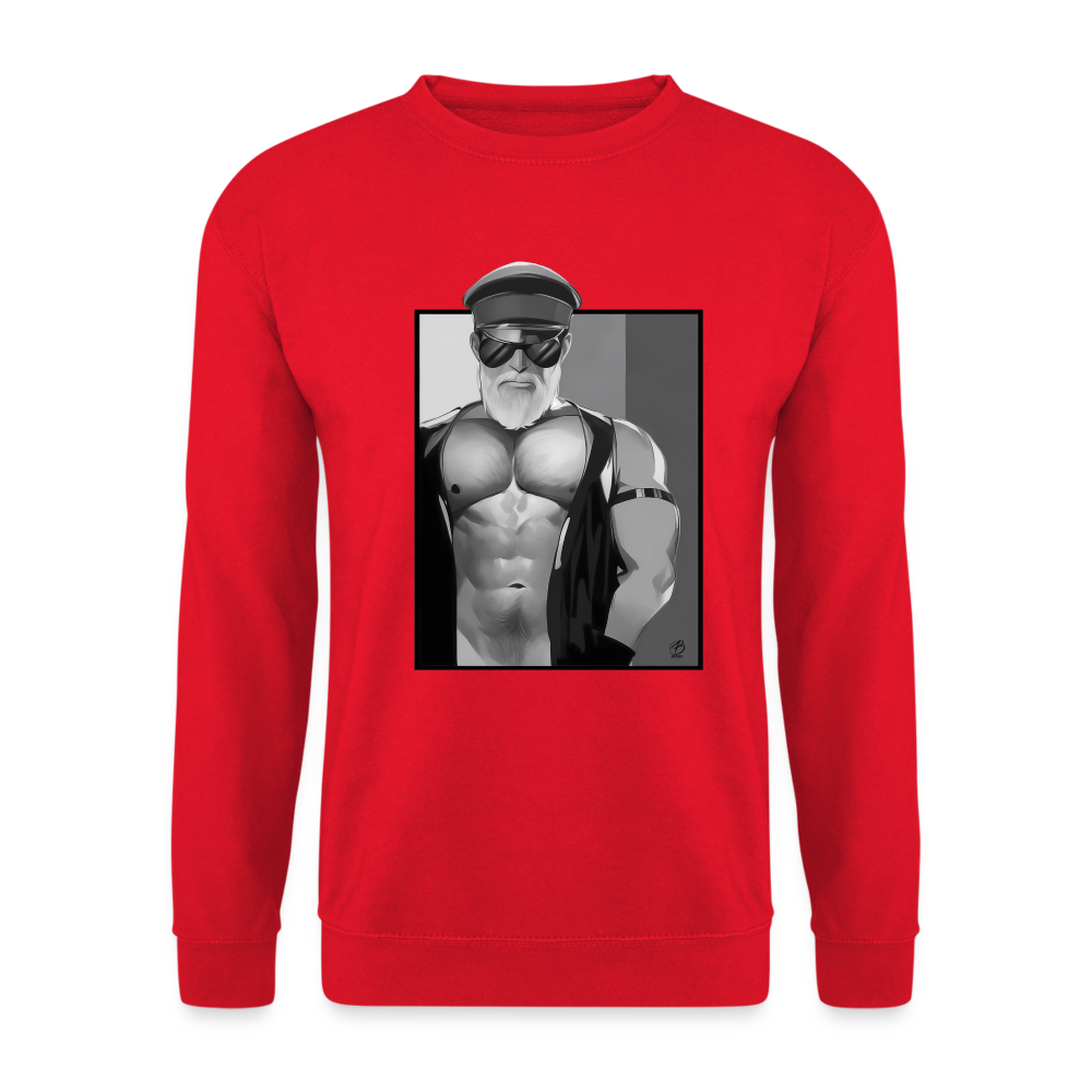 "Leather Daddy" Sweatshirt - red